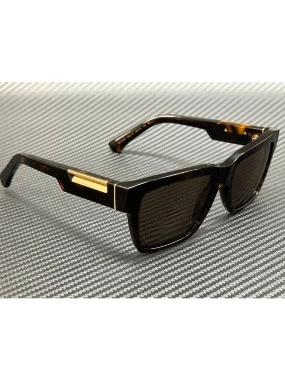 New Dolce & Gabbana Men Havana Brown Sunglasses 55-18-145